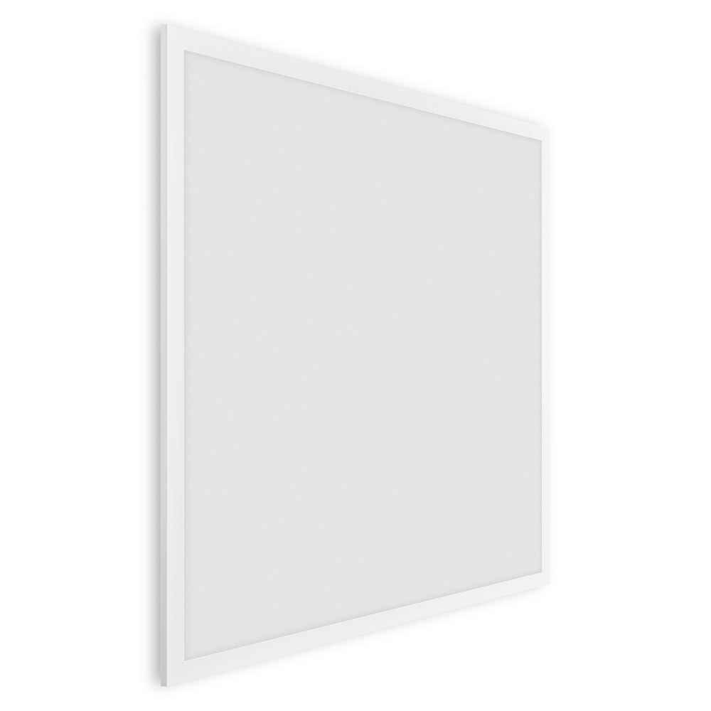 Ledvance LED Panel Comfort 28W 4000K Aluminium Weiß, schlanke Deckenbeleuchtung für Büros und Wohnräume