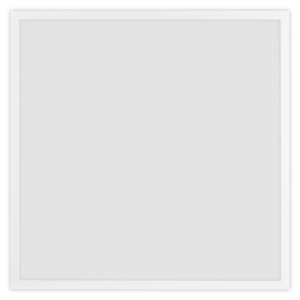 Ledvance LED Panel Comfort 600x600 Recessed Ceiling Light, Power Select 28W, 4000K Cool White, UGR<19, IP40 White