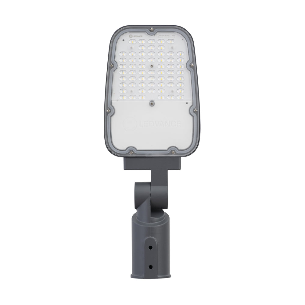 Ledvance LED Straßenleuchte 30W 6500K 4050 Lumen IP66 IK08 Grau, Aluminiumgehäuse, Mastmontage Außenbeleuchtung