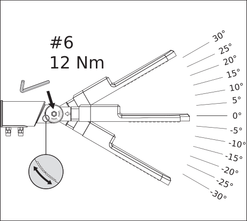 Ledvance LED Straßenleuchte 30W 6500K 4050 Lumen IP66 IK08 Grau, Aluminiumgehäuse, Mastmontage Außenbeleuchtung