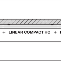 Ledvance LINEAR COMPACT HIGH OUTPUT LED surface light 25W 3000K 2500 lumens 1473mm White IP20
