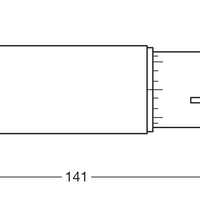 Ledvance OSRAM DULUX LED G24Q-2 7W 4000K kaltweiß Retrofit Lampe, 770 Lumen, IP20, 220-240V, drehbarer Sockel