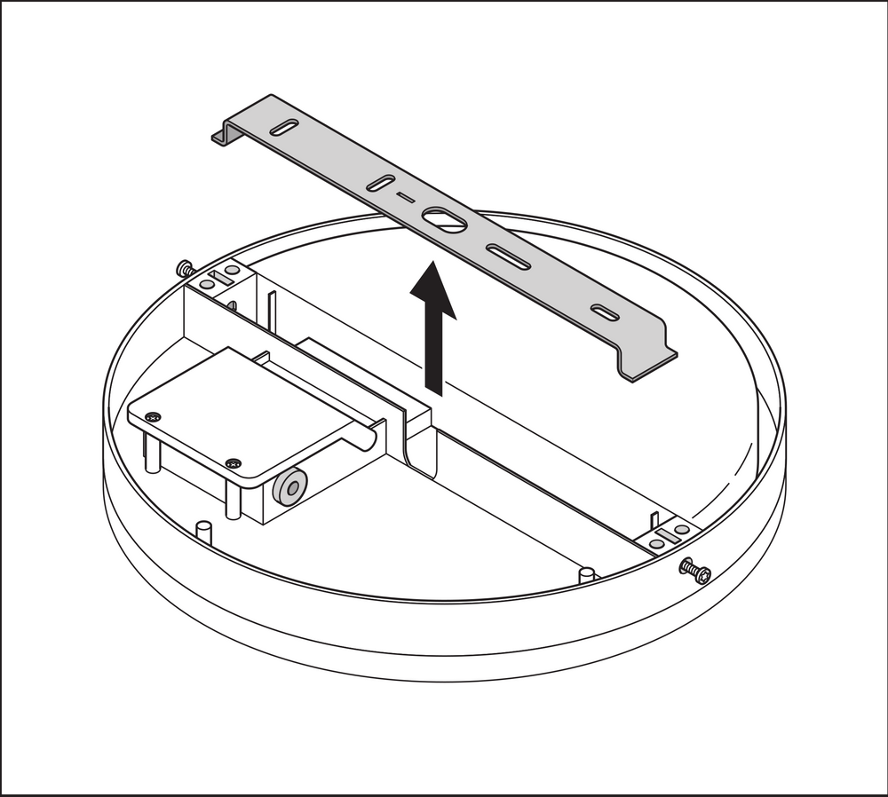 Ledvance Surface LED Compact 24W 4000K IP65 IK10 White ceiling and wall light 1920 lumens