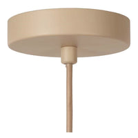 Lucide CORINA LED Pendelleuchte Ø50cm, E27, dimmbar, 40W, 230V, höhenverstellbar, cremefarbenes modernes Design