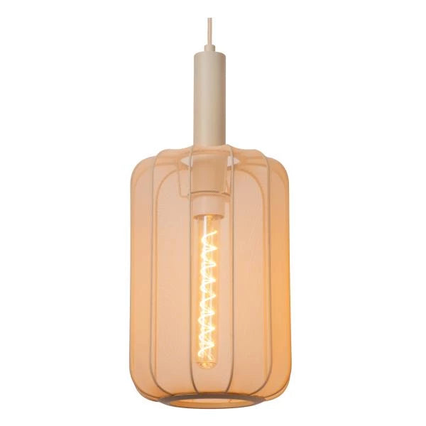 Lucide CORINA LED Tischleuchte, 3xE27, dimmbar, verstellbarer Stoffschirm, 185cm creme Innenbeleuchtung