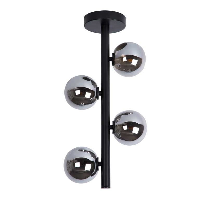 Lucide Tycho Deckenleuchte Ø25cm 4xG9 Schwarz mit 220-240V Eingang