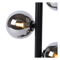 Lucide TYCHO LED Deckenleuchte 4xG9 Fassungen 220-240V Ø25cm Sandmessing & Schwarz Vintage Design