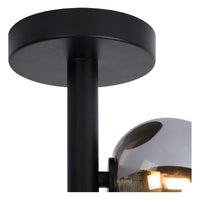 Lucide TYCHO LED Deckenleuchte 4xG9 Fassungen 220-240V Ø25cm Sandmessing & Schwarz Vintage Design