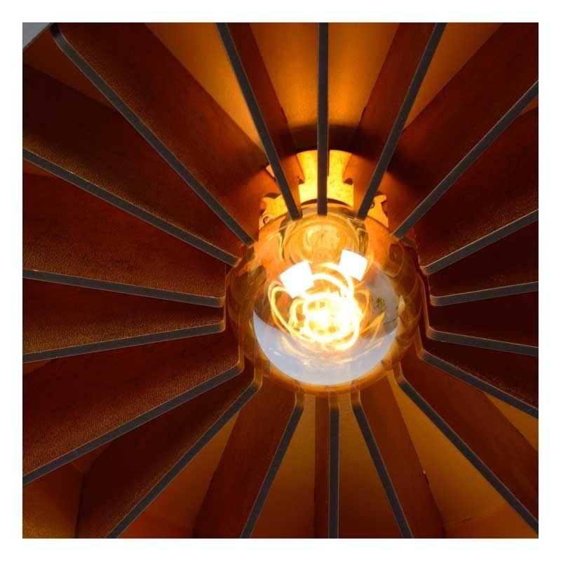 Lucide zidane ceiling lamp Ø40 cm 1xE27 black LED no dimming