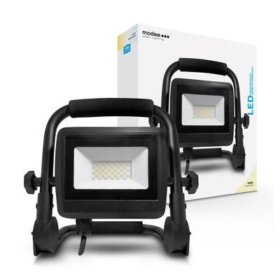 Modee LED Baustrahler 30W 4000K mit 150cm Stecker und 1521 Lumen Ausgang