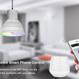 Miboxer LED Spot MR16 4W RGB+CCT, RF 2.4 GHz, dimmable retrofit lamp for your smart lighting setup