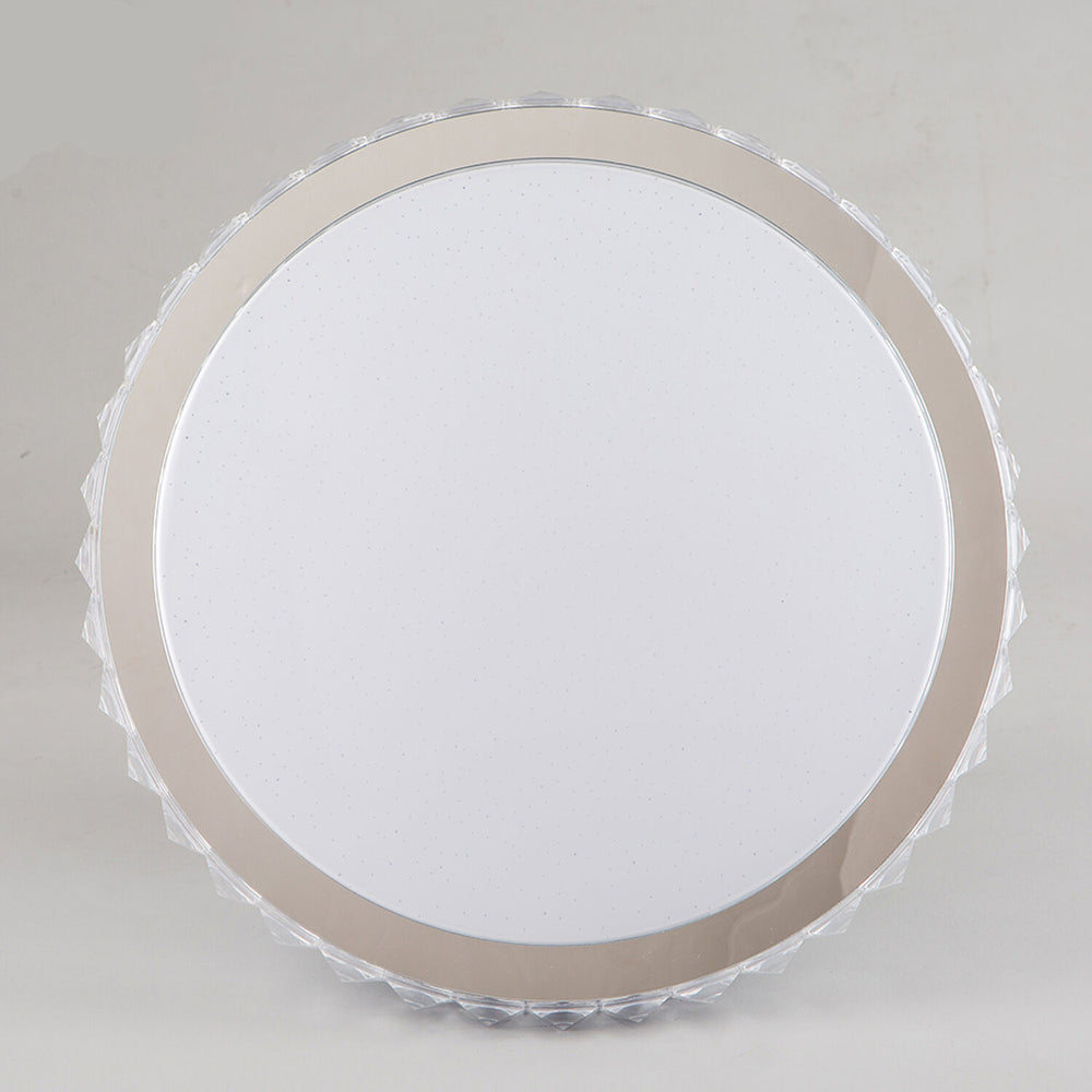 Modee LED Deckenleuchte 96W 3CCT dimmbar 9120 Lumen Ø510mm Aluminium-Kunststoff IP20 mattes Glas