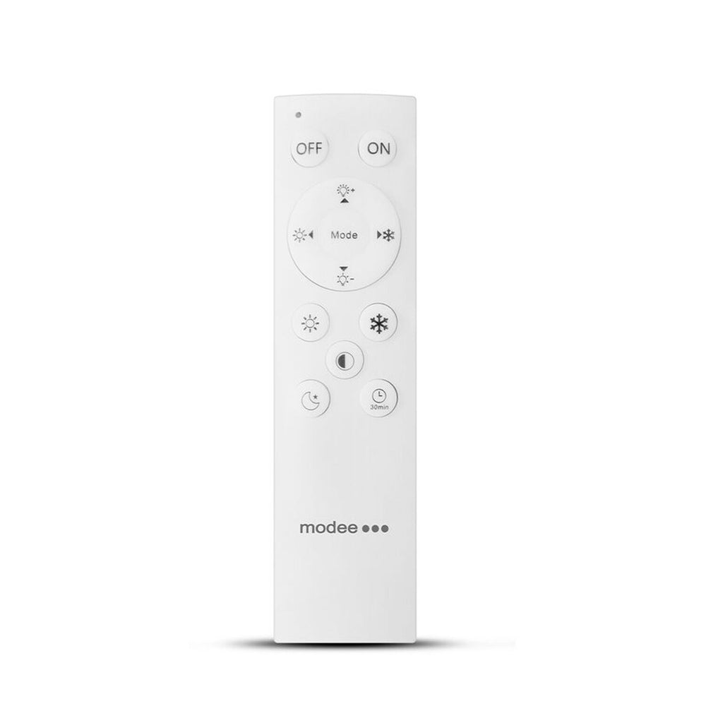 Modee LED Deckenleuchte 2x48W 3CCT 2700K-6500K 9120 Lumen IP20 Ø510x75mm Braun mit Fernbedienung