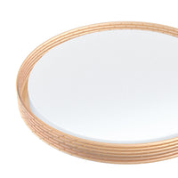Modee LED Ceiling Lamp 2x48W 3CCT 2700K-6500K 9120 lumens IP20 Ø510x75mm Brown with remote control