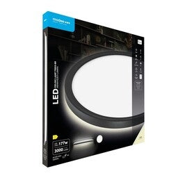 Modee LED ceiling light round Black 22W 3000 lumens 4000K D420x28mm