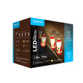Modee LED Christmas string light 10 LEDs 2700K warm white battery powered plastic IP20 1.35m transparent wire