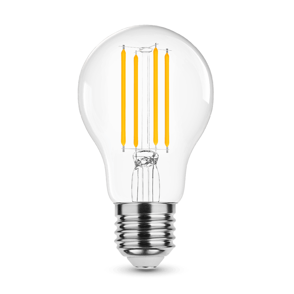 Modee LED Filament A60 Lampe 8W E27 2700K 1055 Lumen 360° Nicht dimmbar Glas Globe