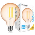 Modee LED Filament Amber Globe G95 4W E27 1800K 360 Lumen 320° Glaslampe nicht dimmbar