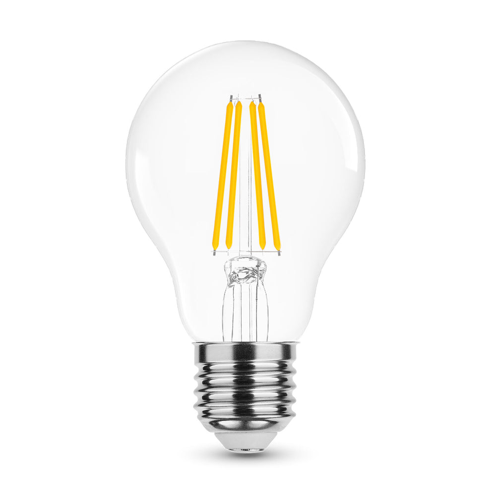 Modee LED filament bulb A60 4W E27 2700K 470 lumens 360° warm white glass globe non dimmable IP20
