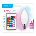 Modee LED Smart Kerze C35 4.9W E14 RGB+W 4000K 470 Lumen 200° Fernbedienung Dimmbar IP20
