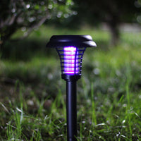 Modee LED Solar Stake Light 40cm with Mosquito Zapper, IP44 Outdoor Plastic Lamp 7800-11000K