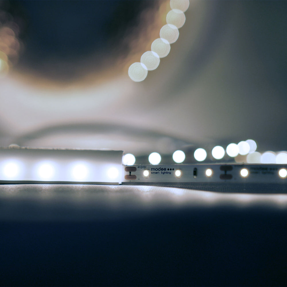 Modee LED Streifen Silikon 12V 4.8W/m 60LED/m 540 Lumen/m IP65 6000K CRI 90 5m Rolle