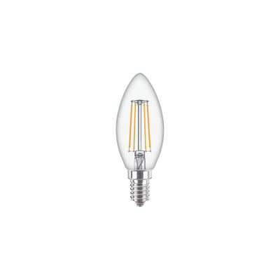 Philips CorePro LED Kerze E14 4.3W 2700K Klar B35 470 Lumen nicht dimmbar warmweiße Lampe