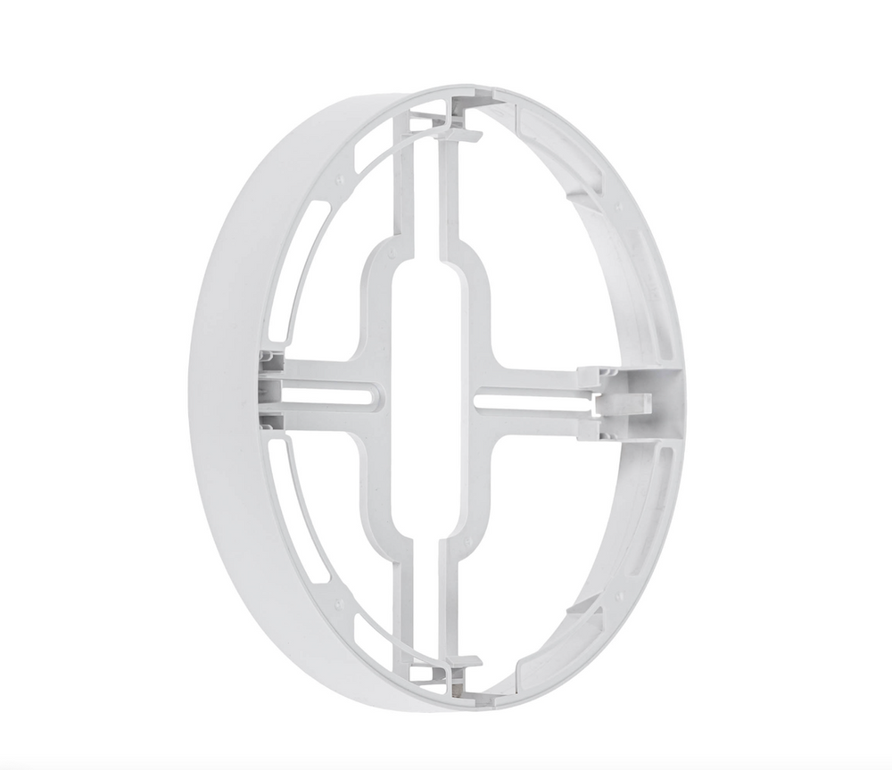 Spectrum LED runde Deckenleuchte 18W 1900 Lumen 4000K Aufputz oder Einbau Weiß IP20 IK06 230V
