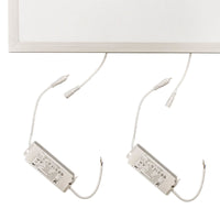 Tsong LED-Panel 120x60cm rückseitig beleuchtet ECO 60W 6600 Lumen 3000K warmweiß UGR22