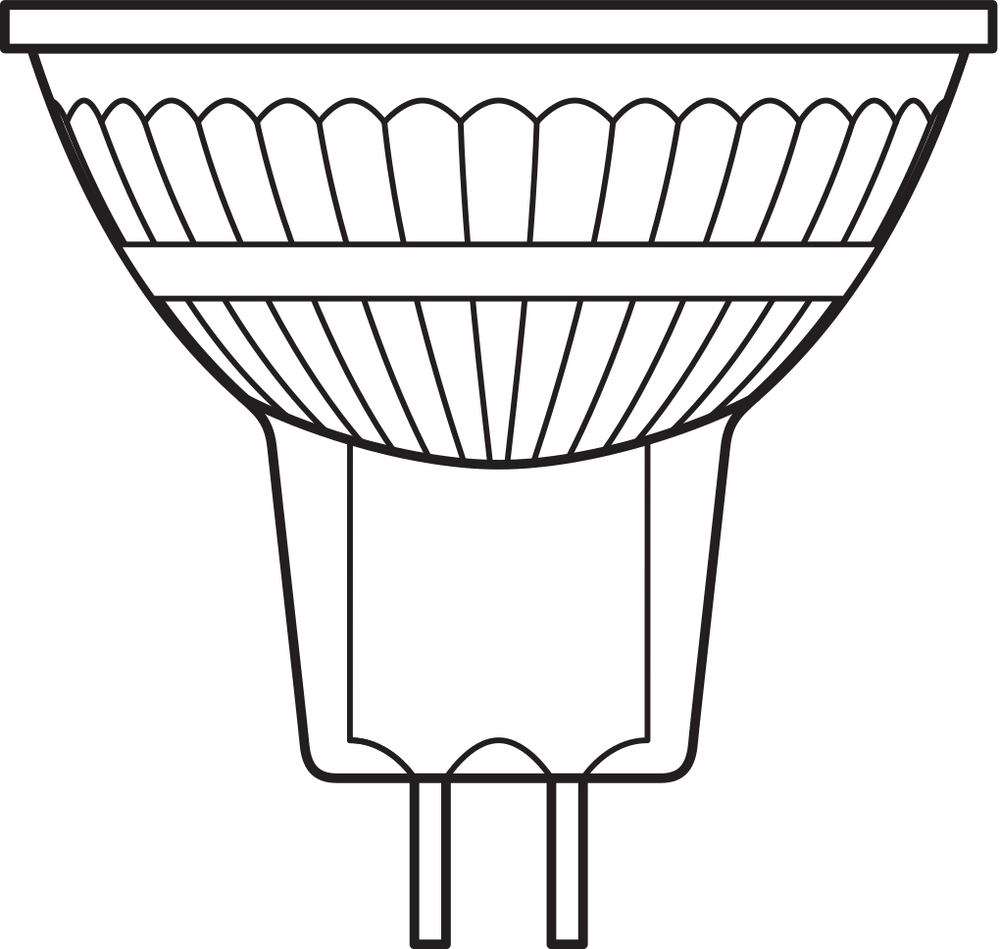 Performance LED Spot Reflektor GU5.3 MR16 5W 345 Lumen 2700K dimmbar 36D ersetzt 35W