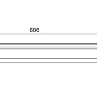 Philips BN021C LED batten light 15W 1600 lumens 4000K 220-240V IP20 White 886mm