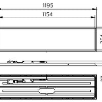 Philips CoreLine Panel gen6 LED 26W 4000K 3600 lumens 220-240V UGR19 IP20/44 White 1200x300mm