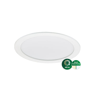 Philips CoreLine SlimDownlight DN145B LED 21W 3000K 4000K 2100 Lumen Weiß IP20/44 Ø215mm