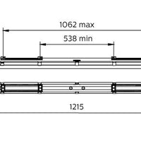 Philips CoreLine WT120C G2 LED Feuchtraumleuchte, 30W 4000K 4000 Lumen, IP65 IK08, 1215mm Grau