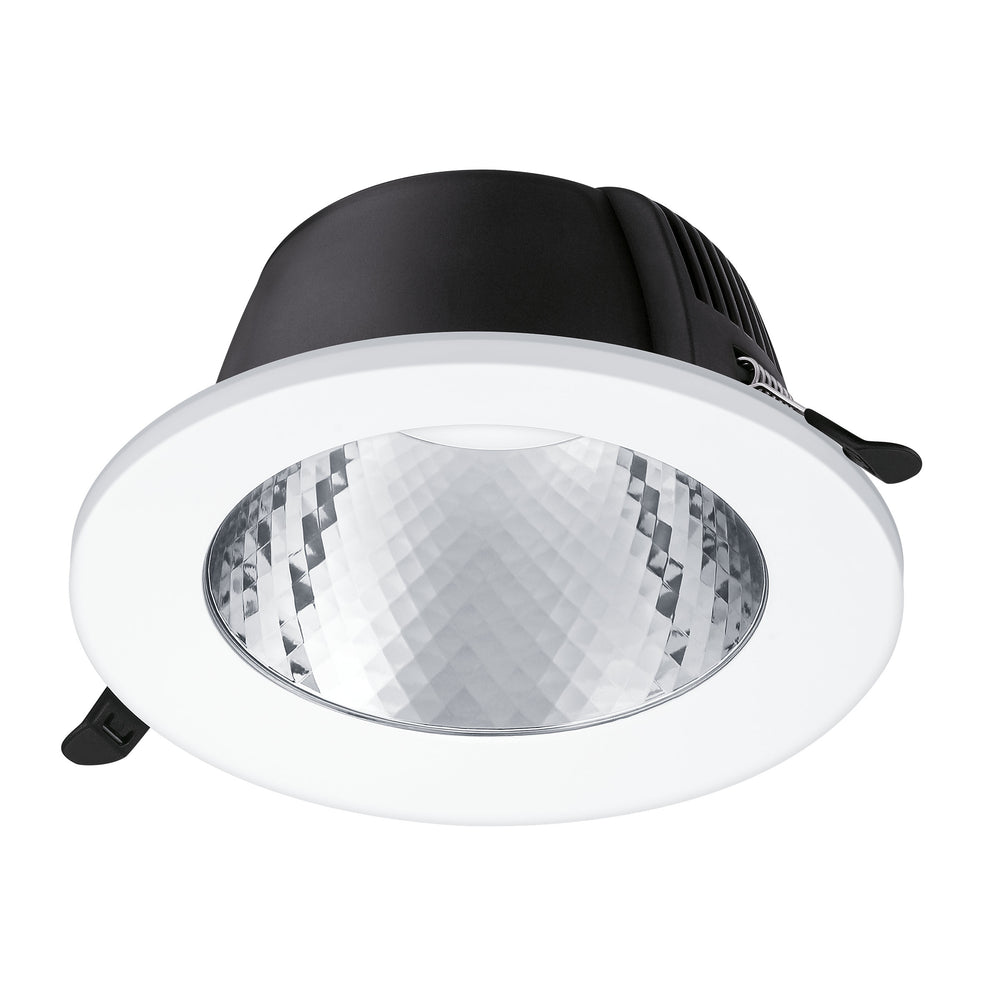 Philips DN070B LED-Einbaustrahler 24W 3000K 2400 Lumen 220-240V Ø200mm Schwarz IP20/54 UGR19