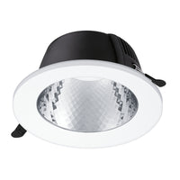 Philips LED downlight 24W 4000K 2400 lumens IP54 UGR19 CRI80 220-240V cut-out 200mm Black