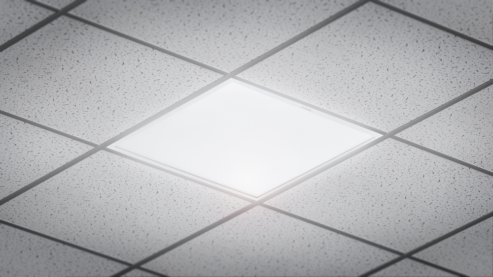 Philips LED panel light 32W 4000K 3200 lumens 220-240V IP20 UGR22 CRI80 595x595mm White