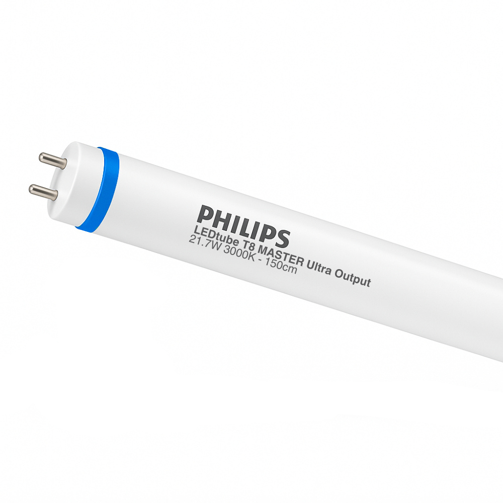 Philips LED T8 Röhre 1500MM, 21.7W, 3400 Lumen, 3000K Warmweiß, Ultra Output, EM/Netz kompatibel