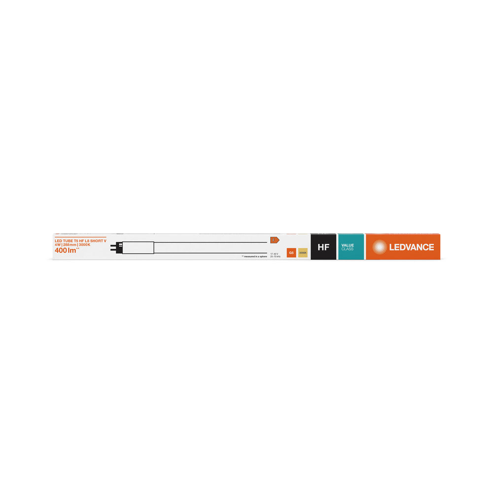 Philips LED Röhre T5 4W 380 Lumen 3000K Warmweiß 29cm Hohe Effizienz ersetzt 8W