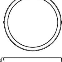 Philips Ledinaire SlimDownlight LED-Aufbauleuchte 19W 3000K 2000 Lumen Weiß 225mm IP20