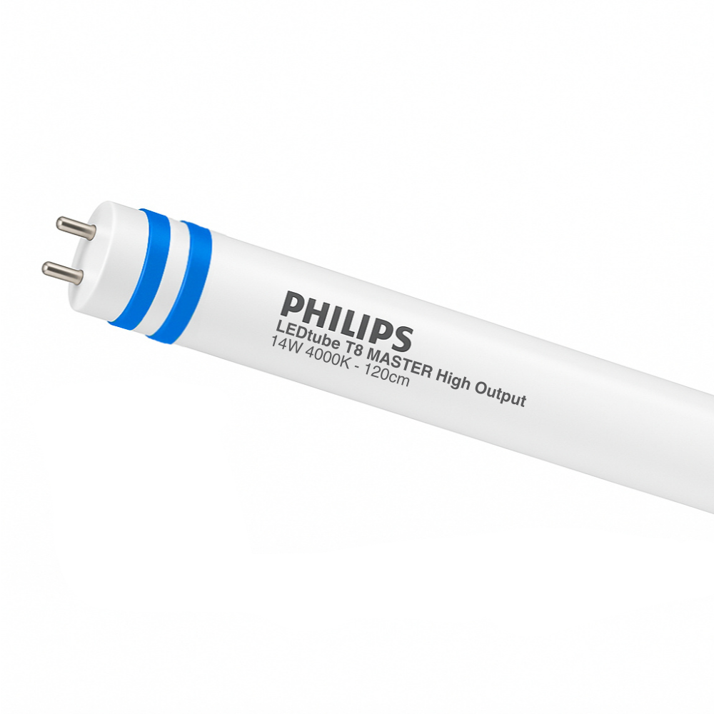 Philips MAS LEDtube HF 1200mm HO T8 14W 4000K Cool White 2100 lumens G13 Frosted CE RoHS
