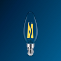Philips MAS LEDLuster E14 P45 Klarglas Lampe 5.9W=60W 220-240V 2200K-2700K 806 Lumen 90CRI Dimmbar