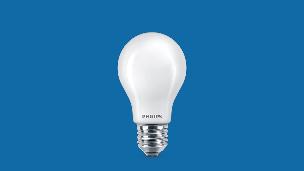 Philips E27 927 A60 LED bulb, 2700K warm white, 806 lumen, dimmable