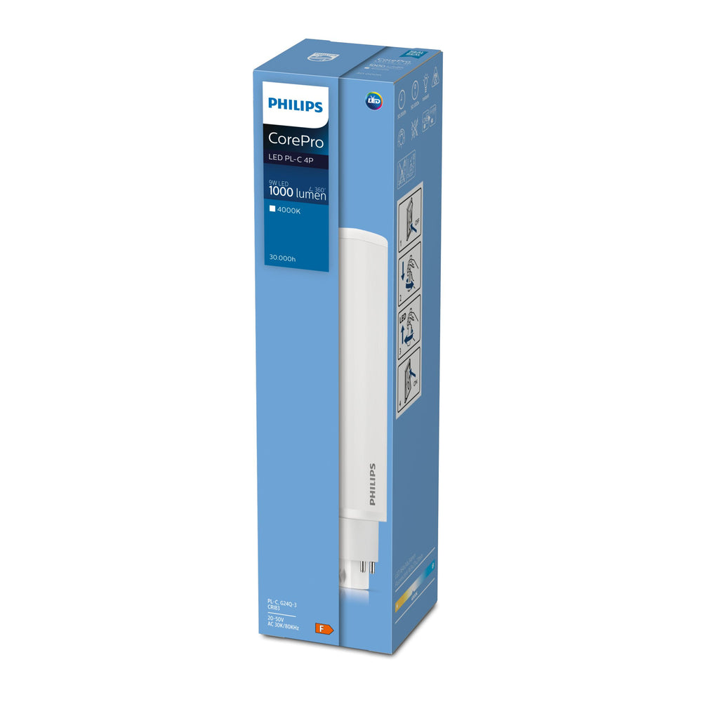 Philips CorePro LED PLC 6.9W 3000K G24d-2 Lampe mit 700 Lumen und 120° Abstrahlwinkel