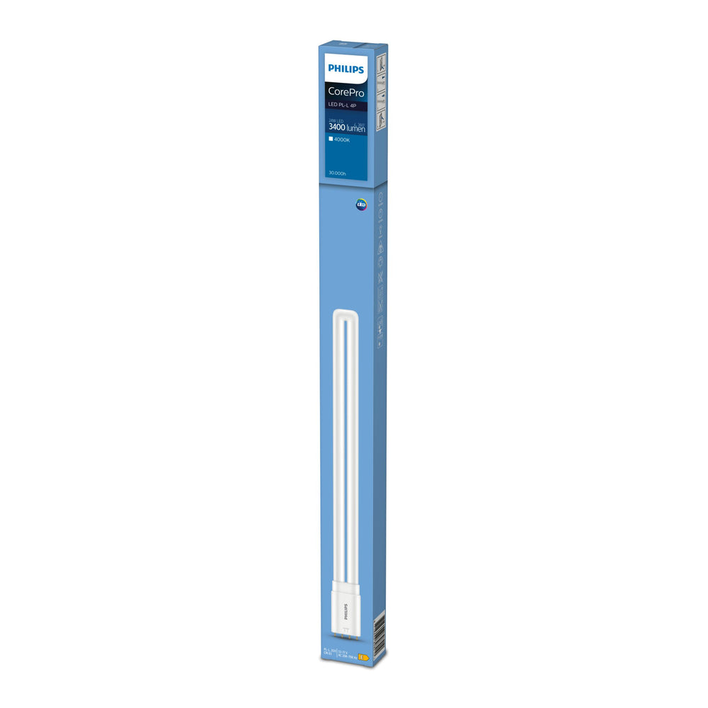 Philips CorePro LED PLL 24W 840 4P tube light with 4000K and 3400 lumens