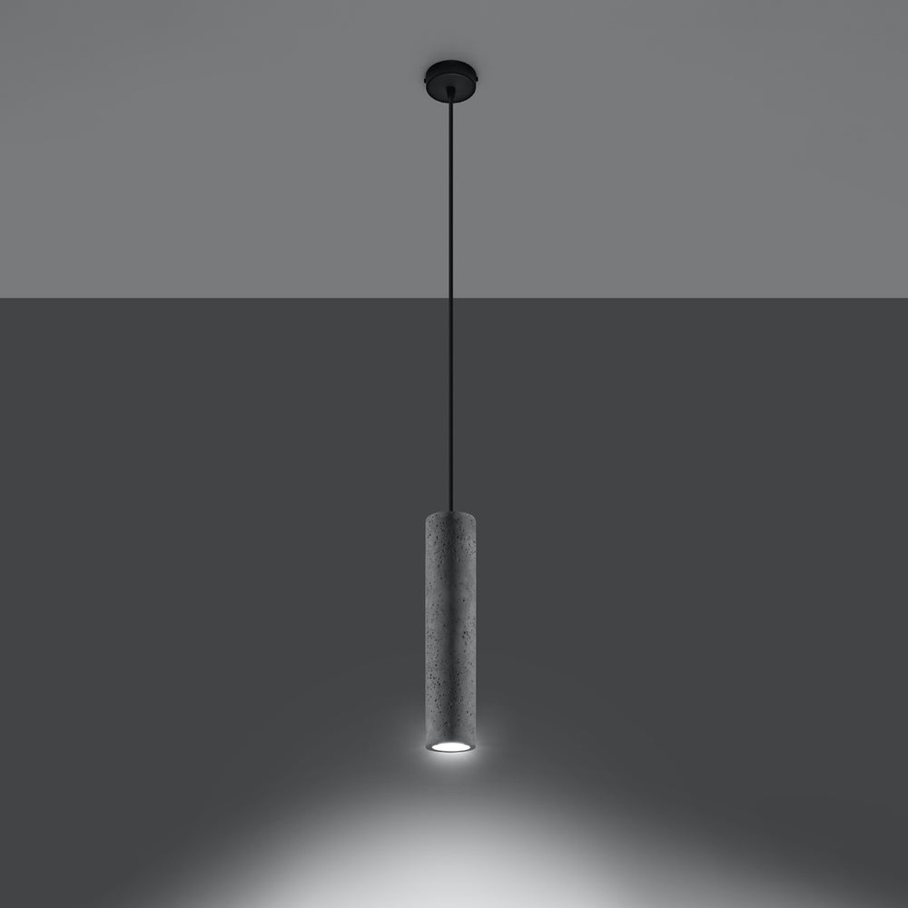 Sollux Lighting Luvo 1 LED-Pendelleuchte mit Betonschirm 300mm