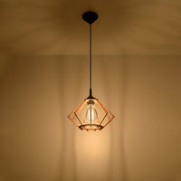 Sollux Lighting LED wood hanging lamp POMPELMO E27 220-240V