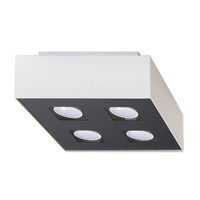 Mono LED ceiling spotlight 4 white by Sollux Lighting with 220-240V input, IP20, 50-60Hz
