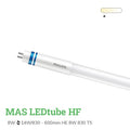Philips LED T5 master high efficiency 8W 1050 lumen 865 daylight 55cm replaces 14W - 3000K