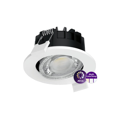 Philips Ledinaire recessed spotlight for ambient lighting, with dimmable options and adjustable design, perfect for use in any room